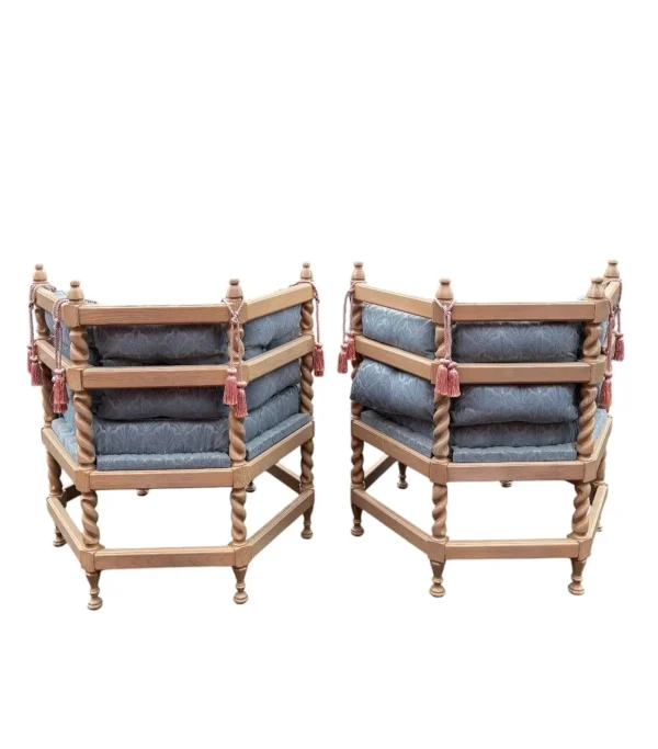 Pair of Rare Octagon Chairs - Image 6