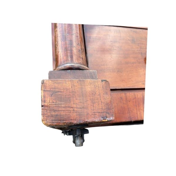 Antique Empire Flame Mahogany Large Chest of Drawers Circa 1810-1825 - Image 8