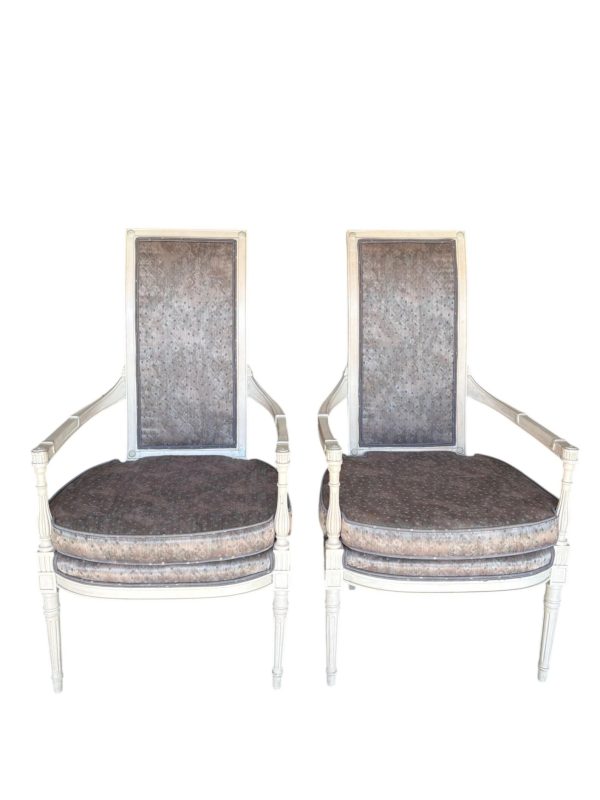 Pair of Antique French Directoire Arm Chairs - Image 2