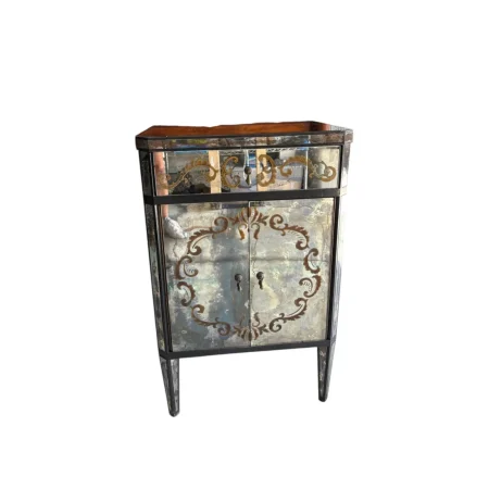 John Richard Mirrored Cabinet With Gilded Detailing