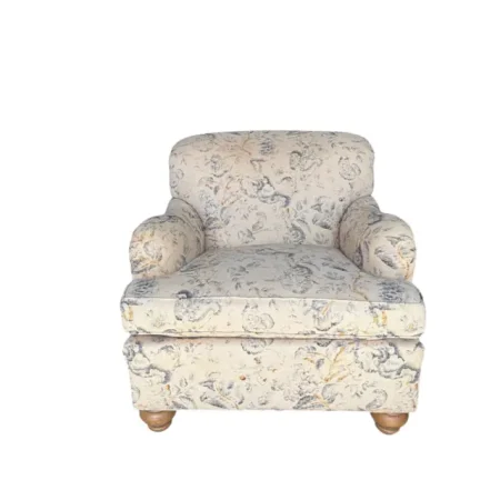 Vintage Ethan Allen Upholstered Club Chair