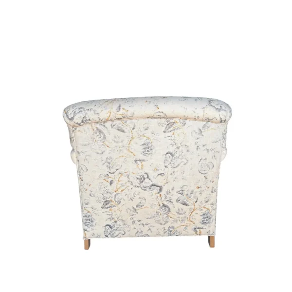 Vintage Ethan Allen Upholstered Club Chair - Image 4