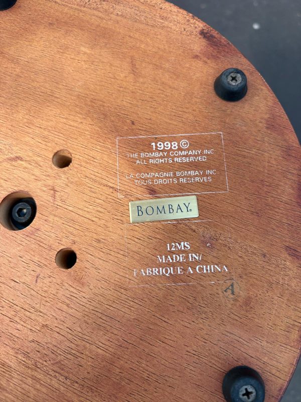 Bombay Company Wooden Pedestal Stand - Image 5