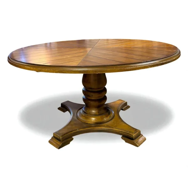 Century Furniture Round Pedestal Dining Table - Image 2