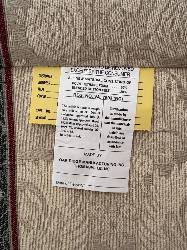 Thomasville Traditional Camelback Sofa - Image 5