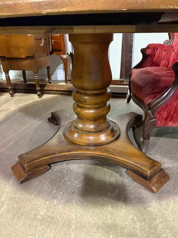 Century Furniture Round Pedestal Dining Table - Image 4