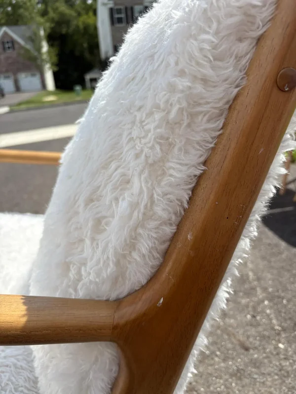 Pair of Mid-century Modern Scandinavian Design Rocking Chairs - Image 6