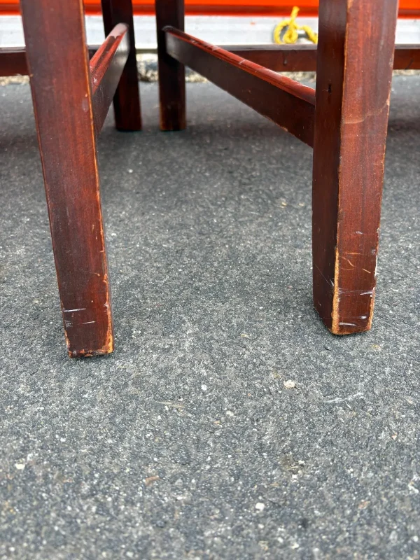 Vintage Set of Six 1940s Traditional Dining Chairs - Image 7