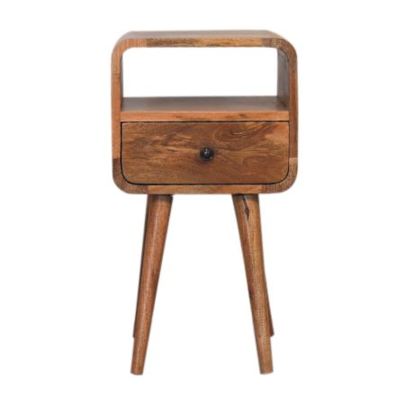 Solid Wood Compact Bedside Table