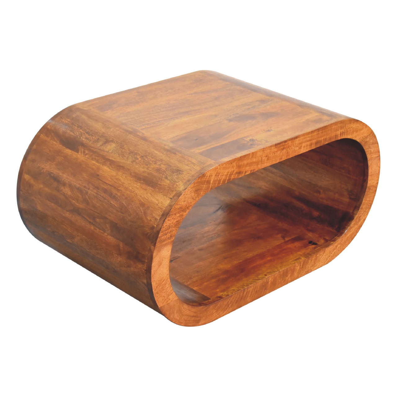 Chestnut Round Edge Coffee Table - Image 6