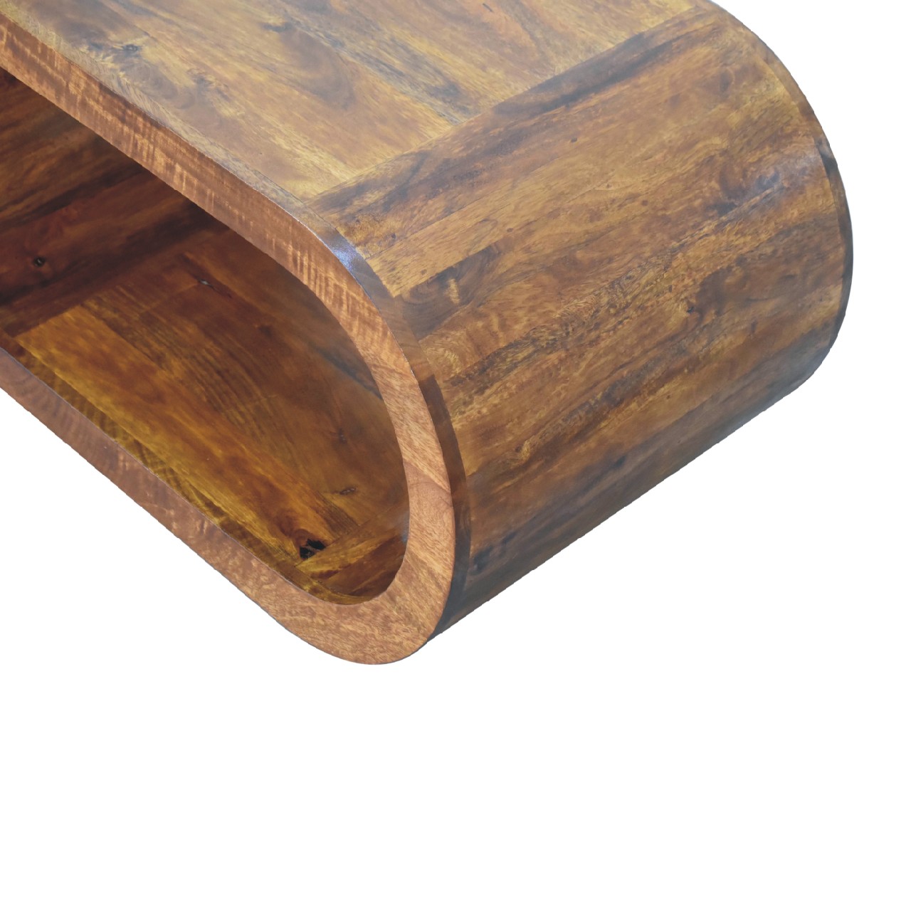 Chestnut Round Edge Coffee Table - Image 7