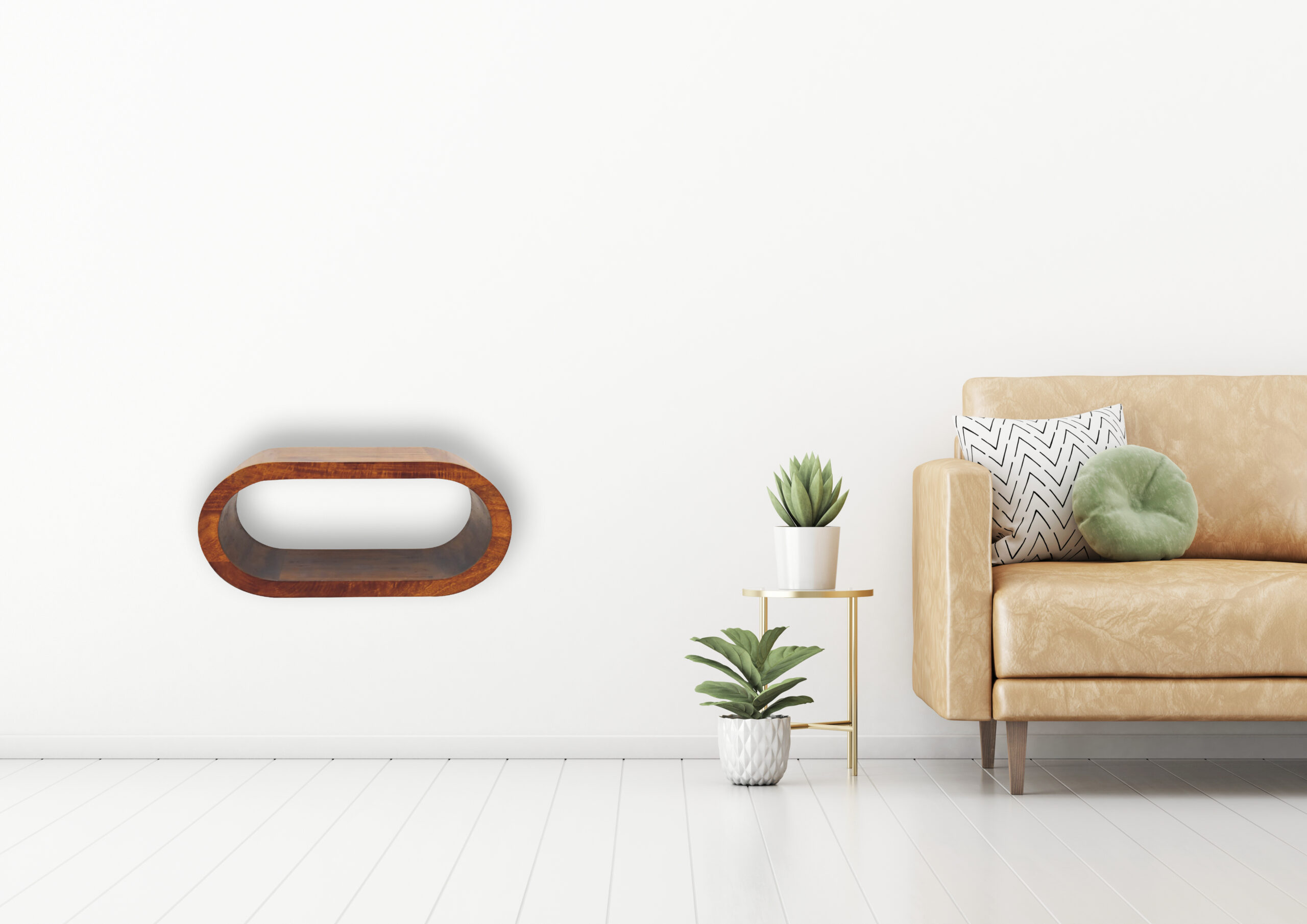 Chestnut Round Edge Coffee Table - Image 8