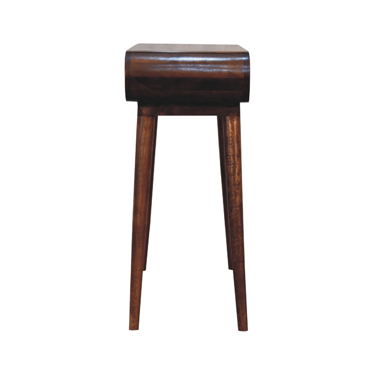 Chestnut Solid Wood Scandinavian Entryway Table - Image 7