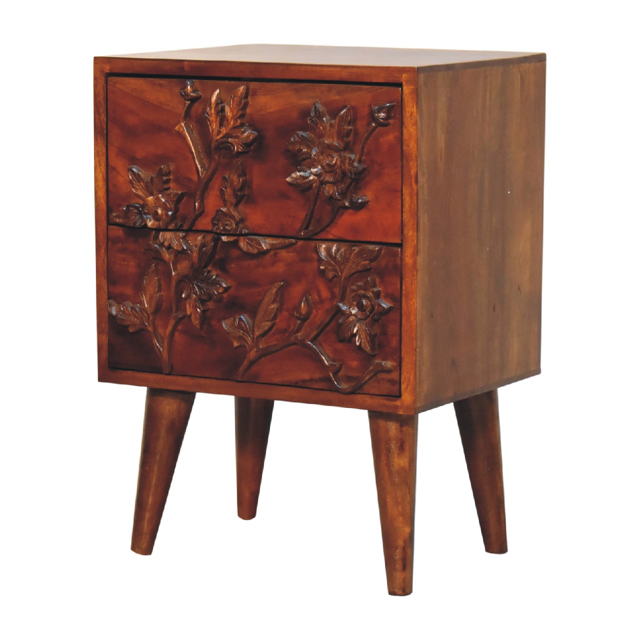 Chestnut Solid Wood Bedside Table - Image 3