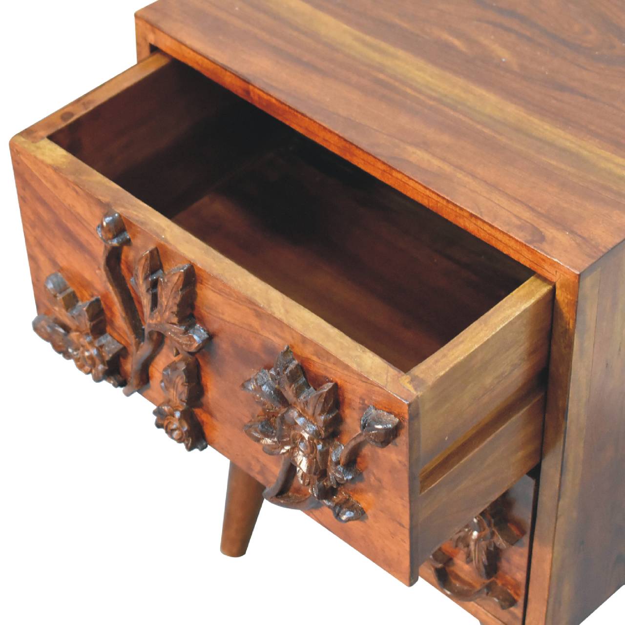 Chestnut Solid Wood Bedside Table - Image 6