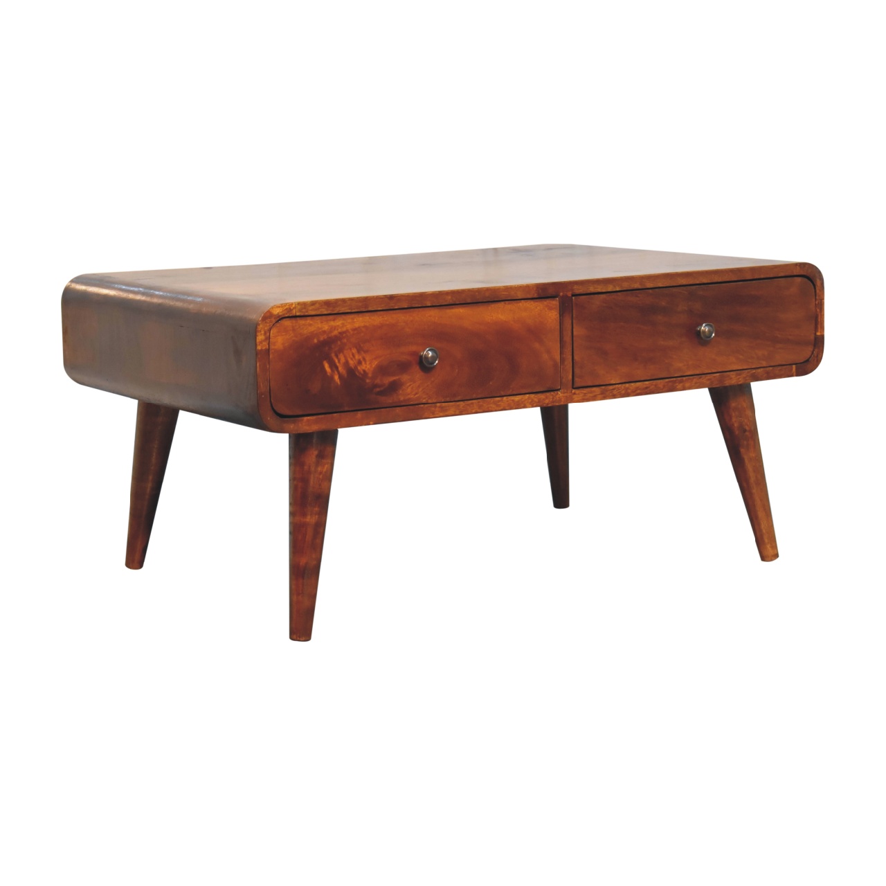 Solid Wood 4-Drawer Coffee Table - Image 2