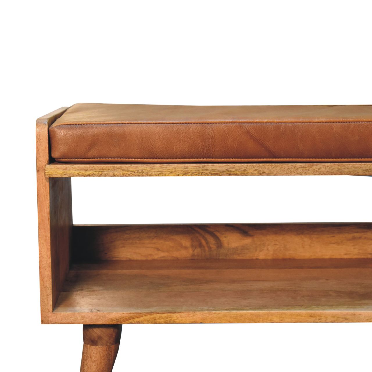Solid Wood Upholstered Bench - Image 4
