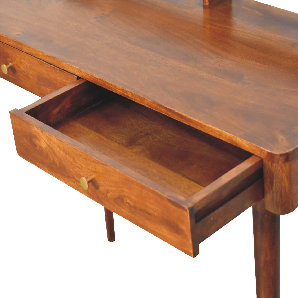 Solid Wood Entryway Table with Drawers - Image 6