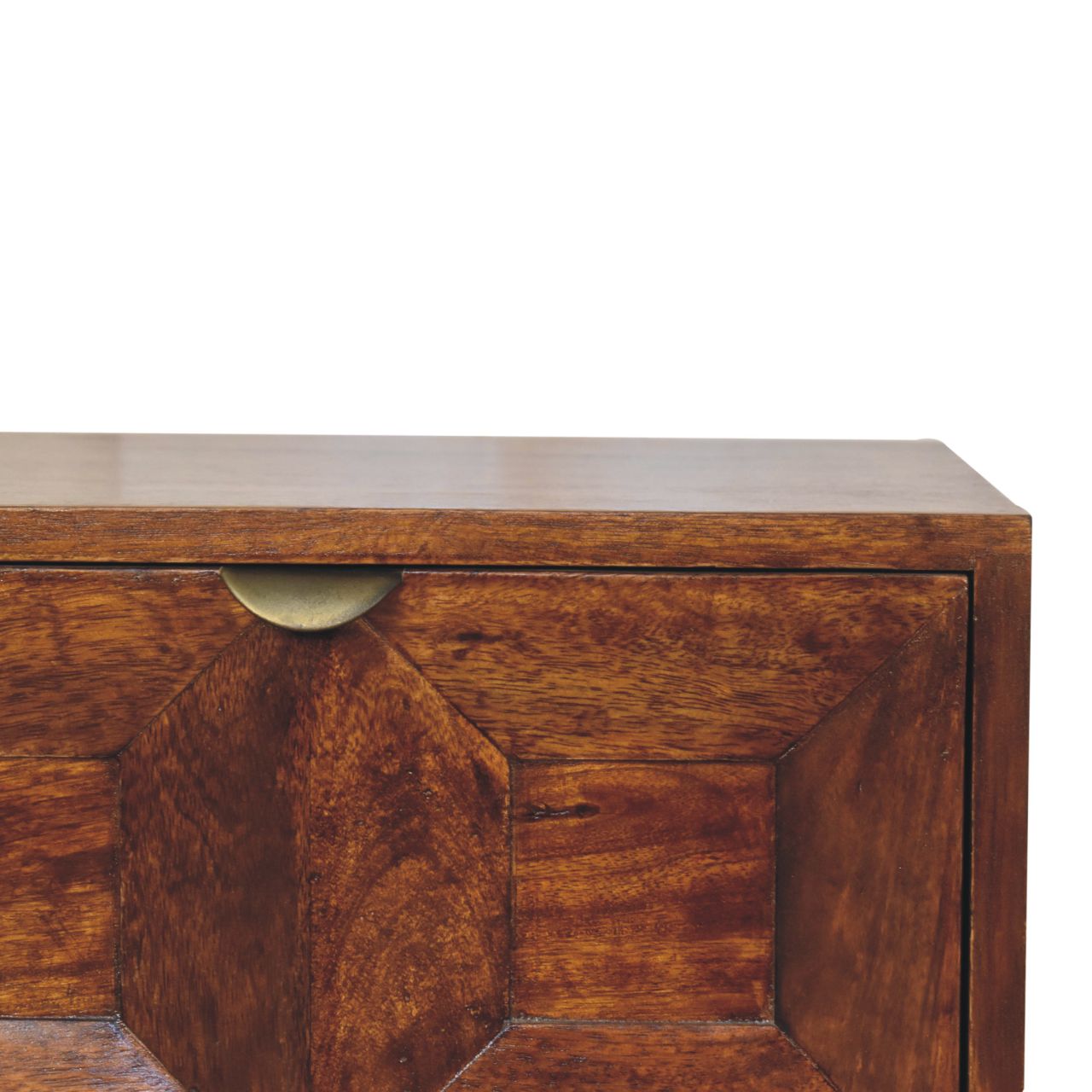 Solid Wood 2-Drawer Bedside Table - Image 4