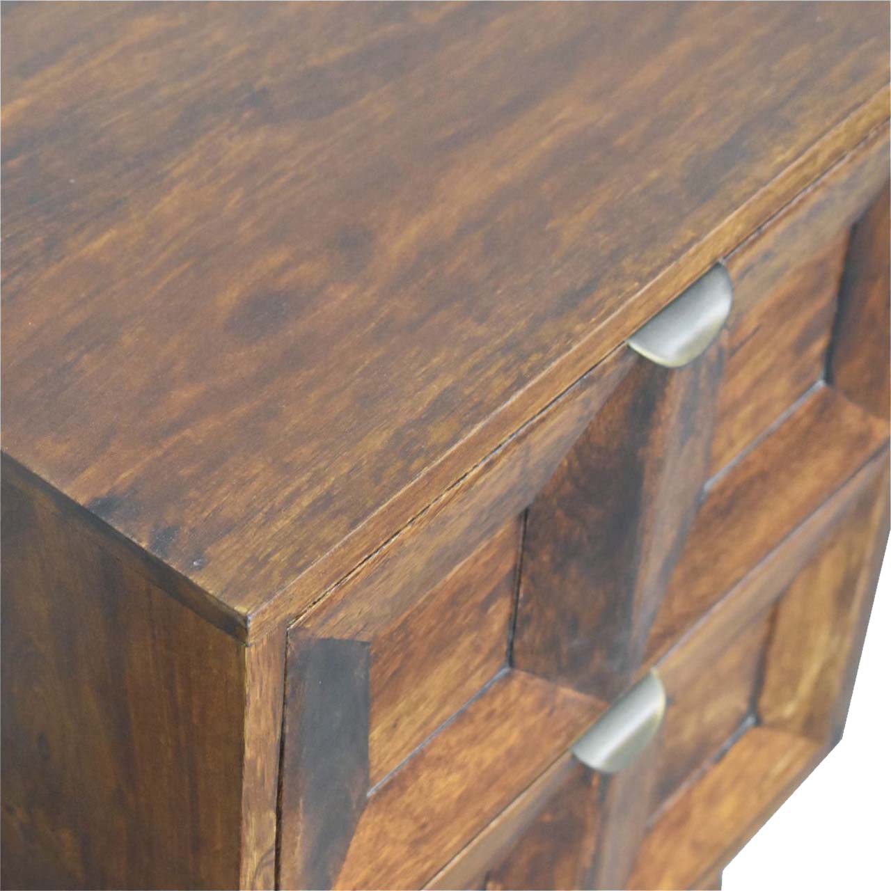 Solid Wood 2-Drawer Bedside Table - Image 5