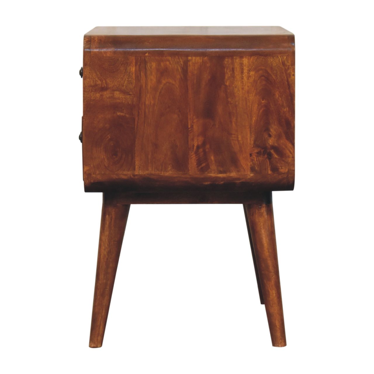 2-Drawer Solid Wood Nightstand - Image 8