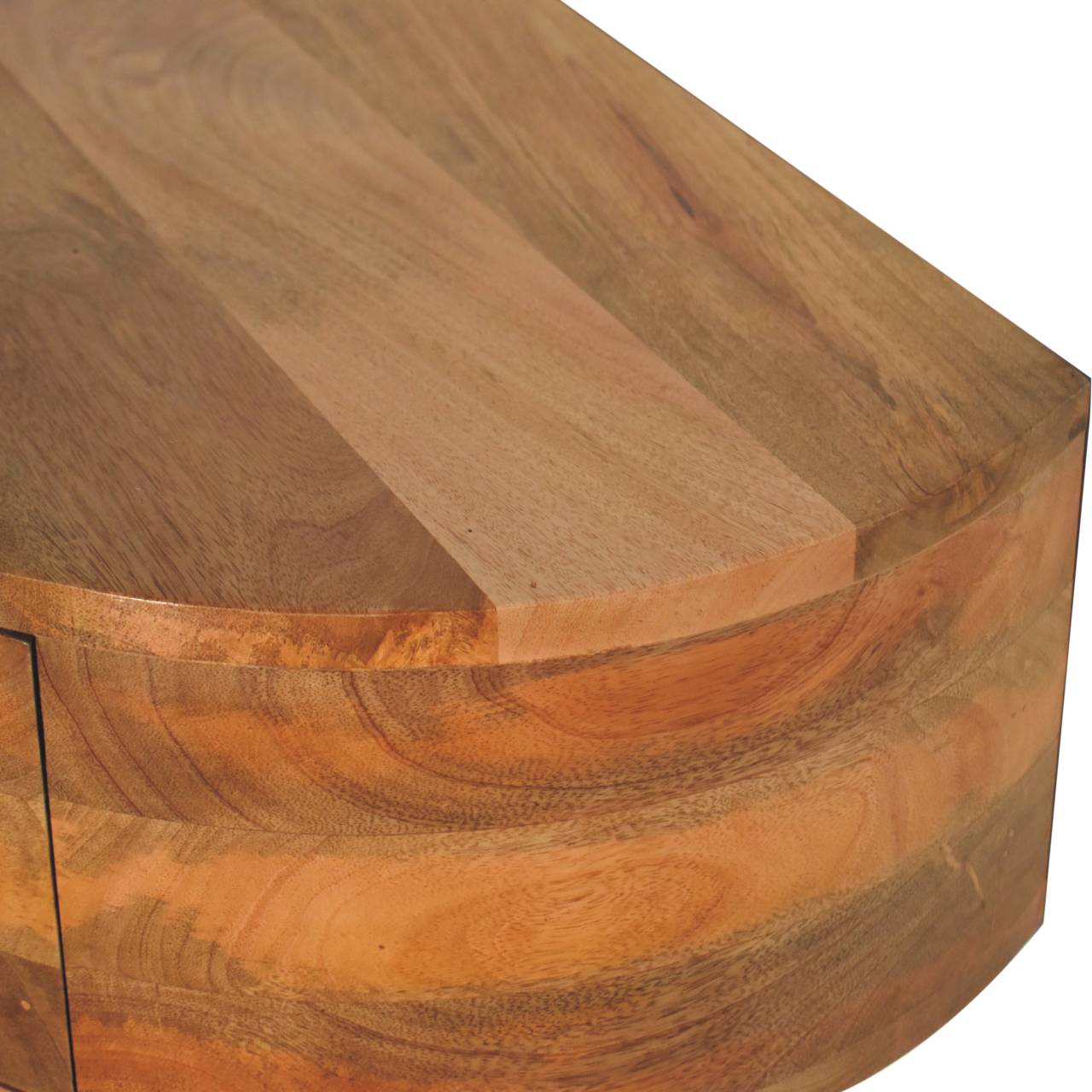 Oak-Finish Floating Nightstand - Image 5
