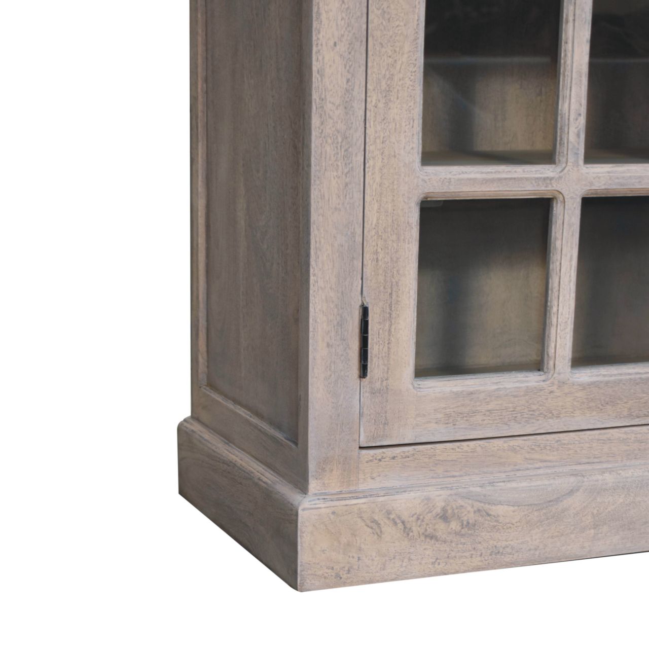 Aged Solid Wood Display Storage Unit - Image 7