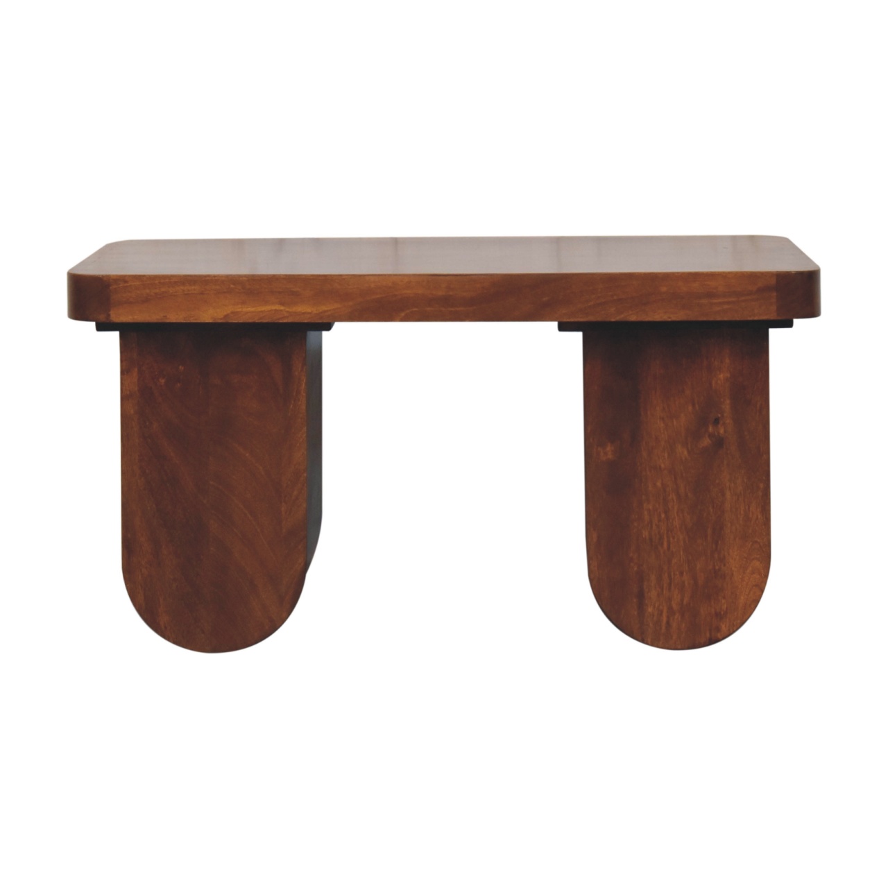 Solid Mango Wood Modern Coffee Table