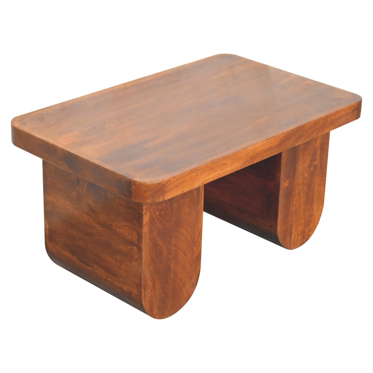 Solid Mango Wood Modern Coffee Table - Image 5