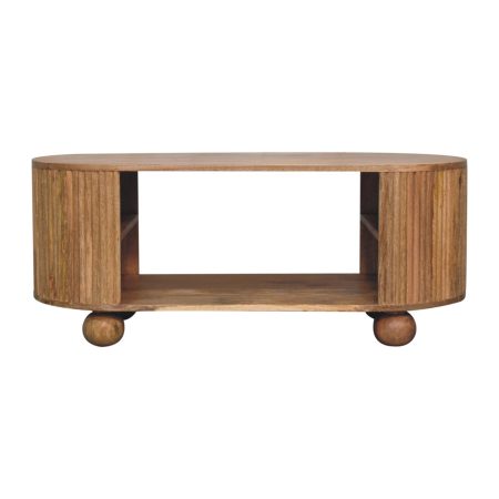 Soba Ball Mango Wood Coffee Table