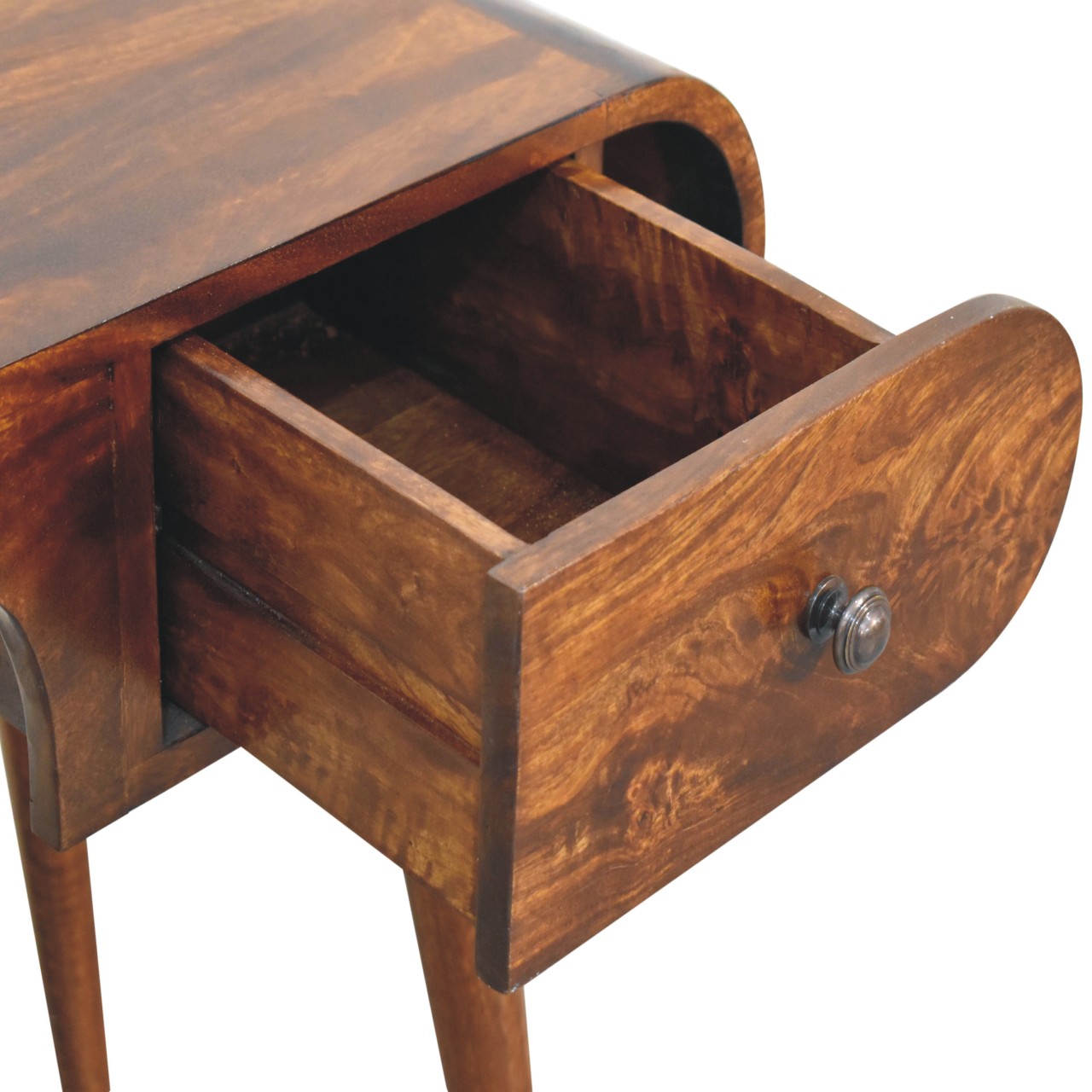 Chestnut Solid Wood Mid-Century Desk - Image 6
