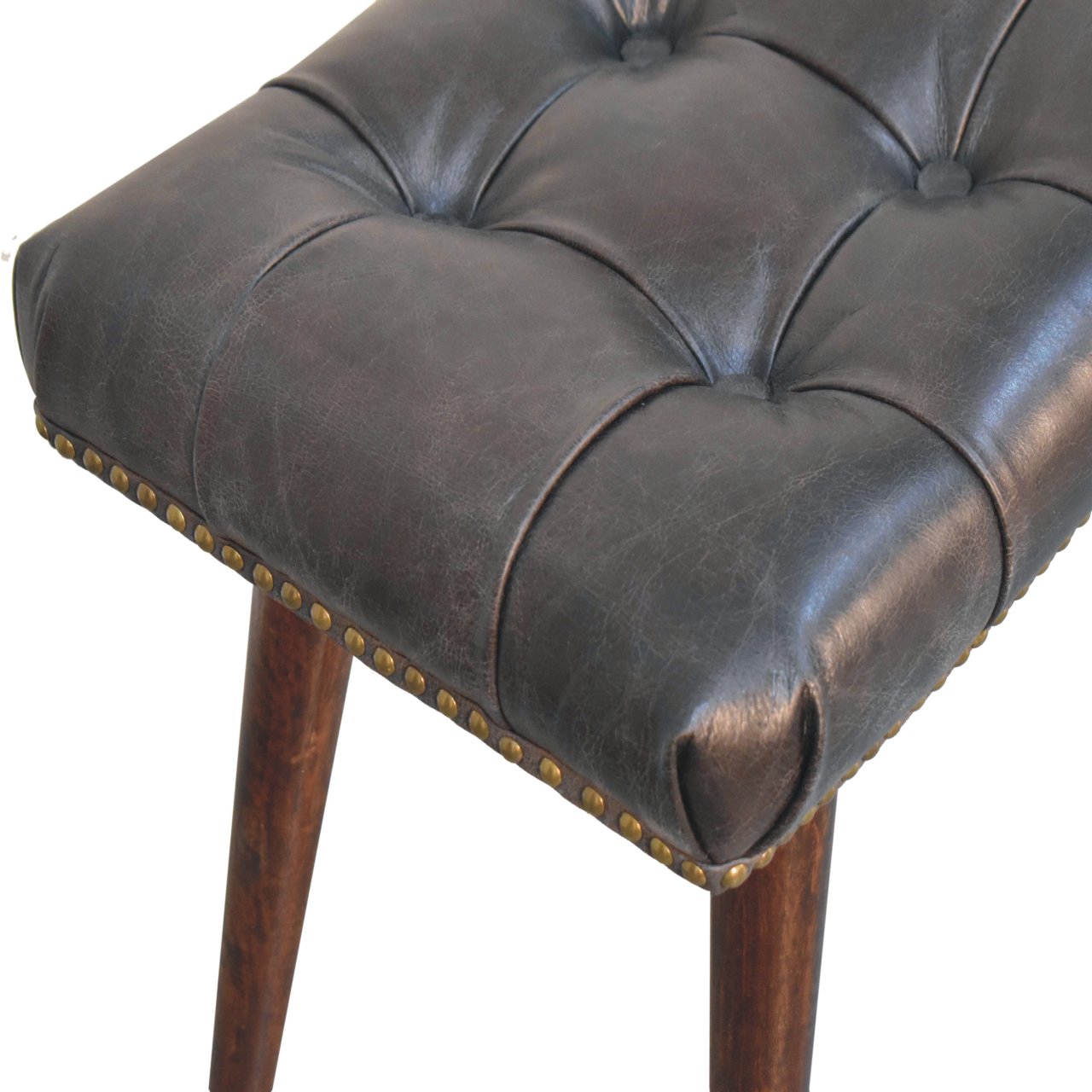 California Walnut & Buffalo Leather Seat - Image 5