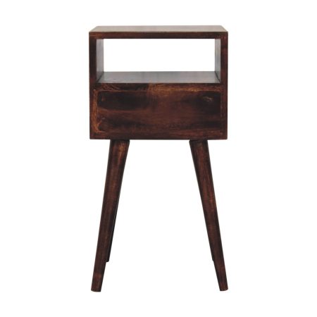 Mini California Walnut Bedside Table