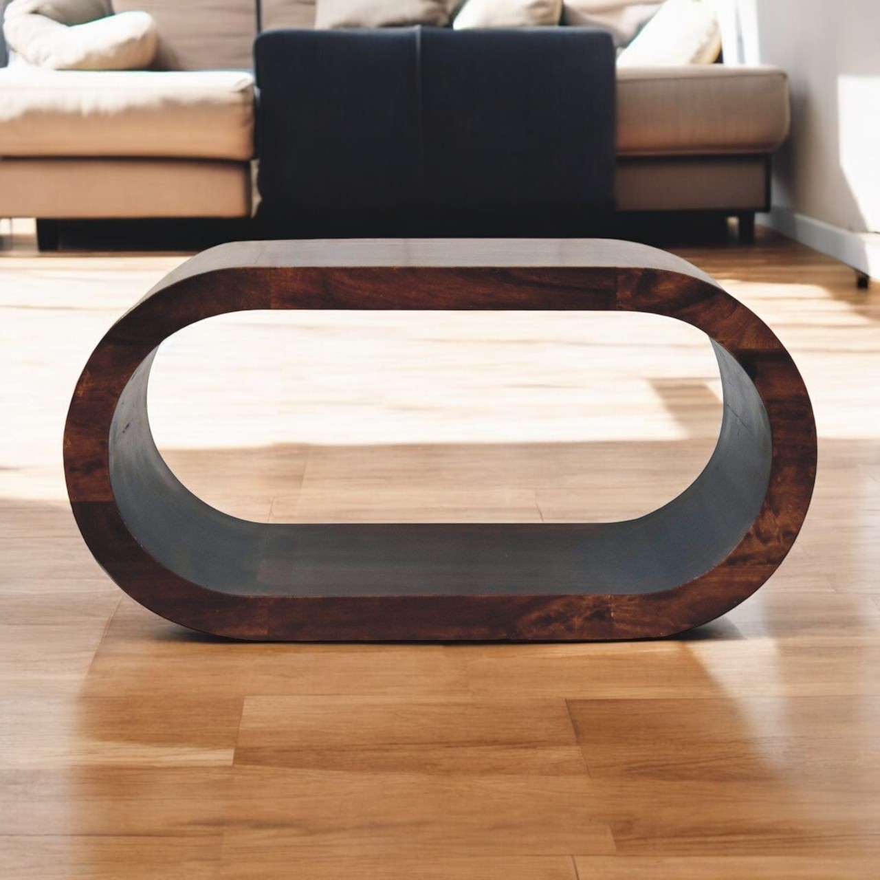 Amaya California Walnut Coffee Table - Image 8