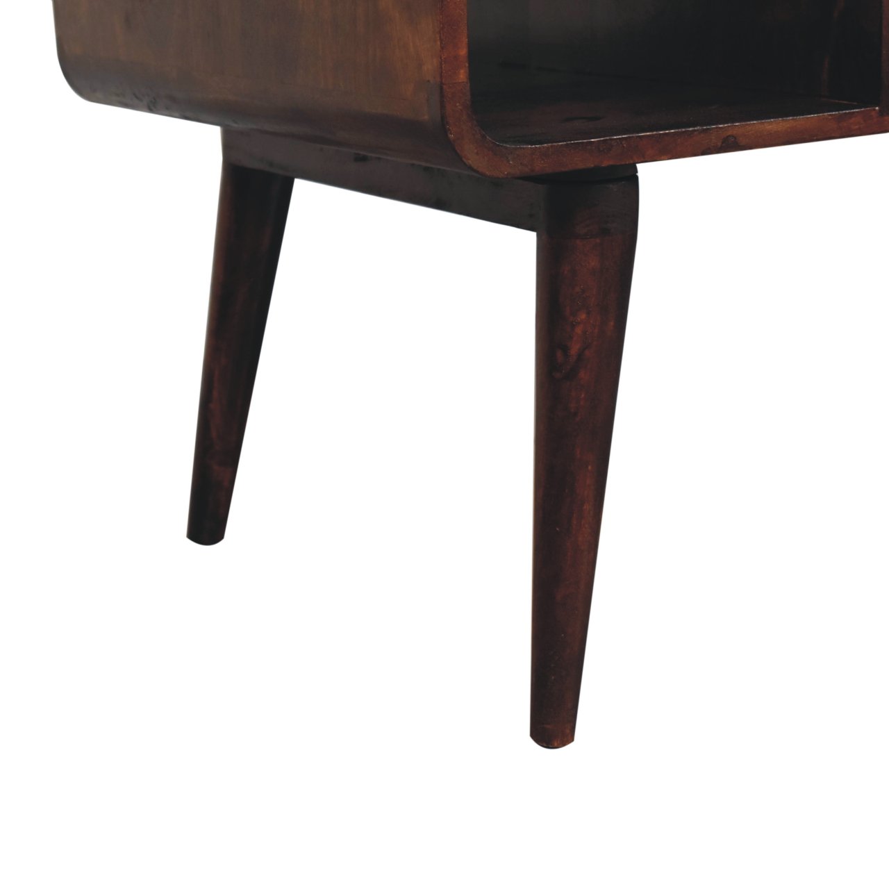 Curved California Walnut Coffee Table - Image 7