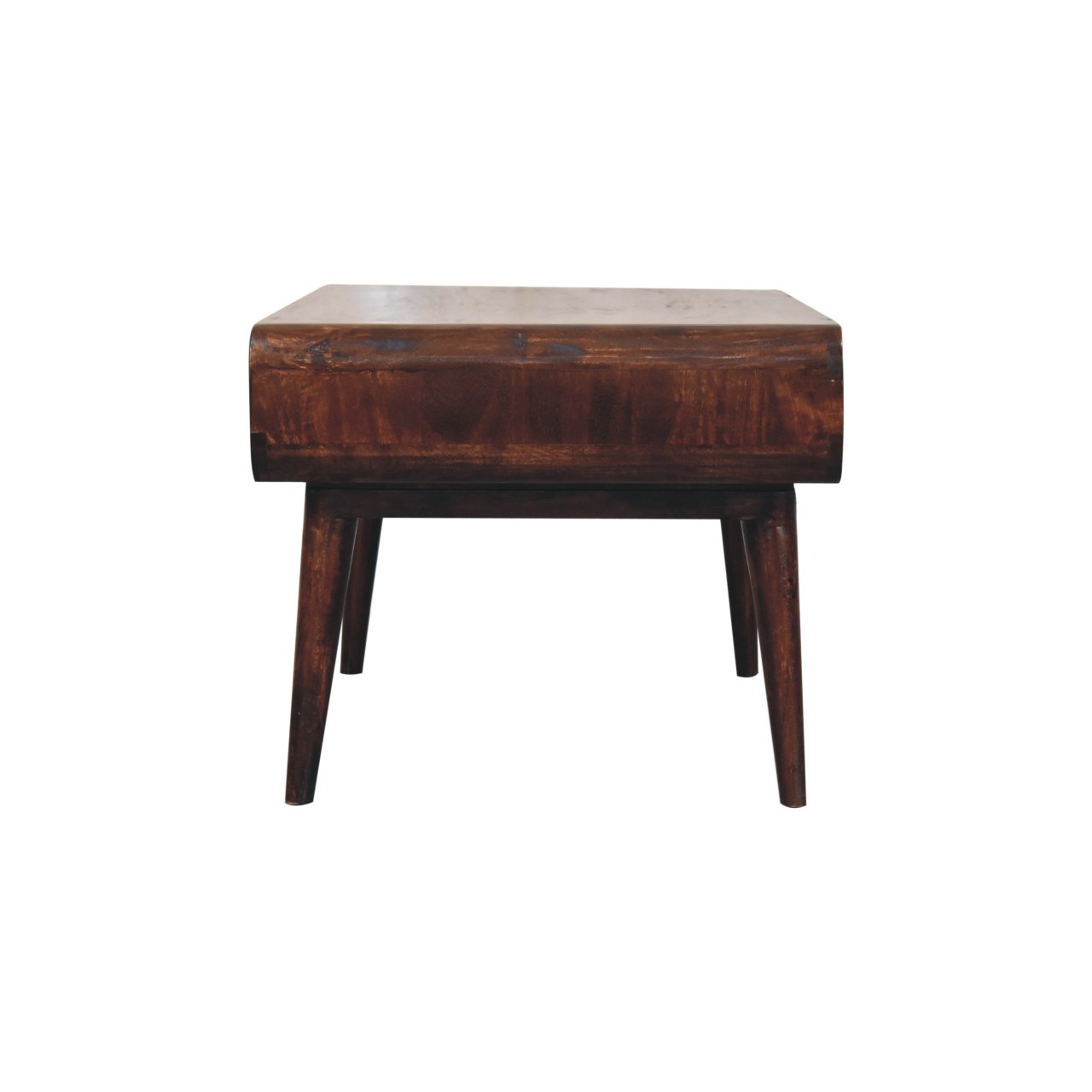 Curved California Walnut Coffee Table - Image 8