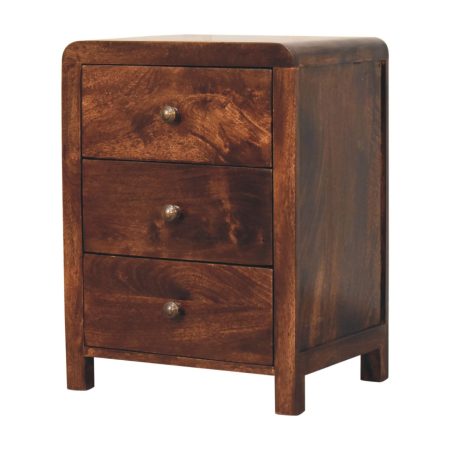 California Walnut Naya Bedside Table