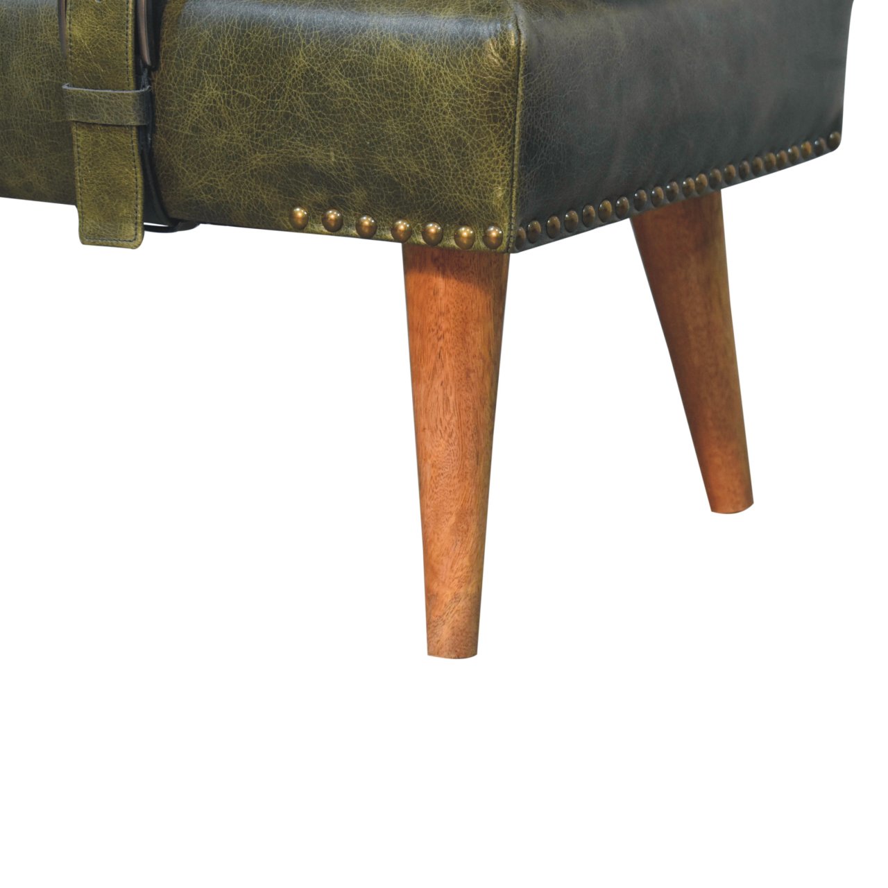 Solid Wood Upholstered Seating Bench - Image 6