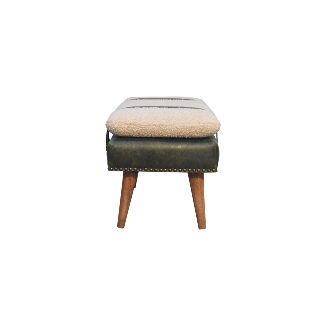 Solid Wood Upholstered Seating Bench - Image 7