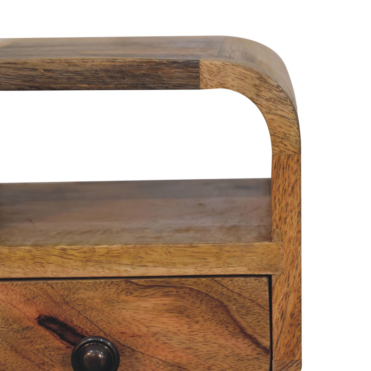 Extra Mini Oak-ish Bedside Table - Image 4