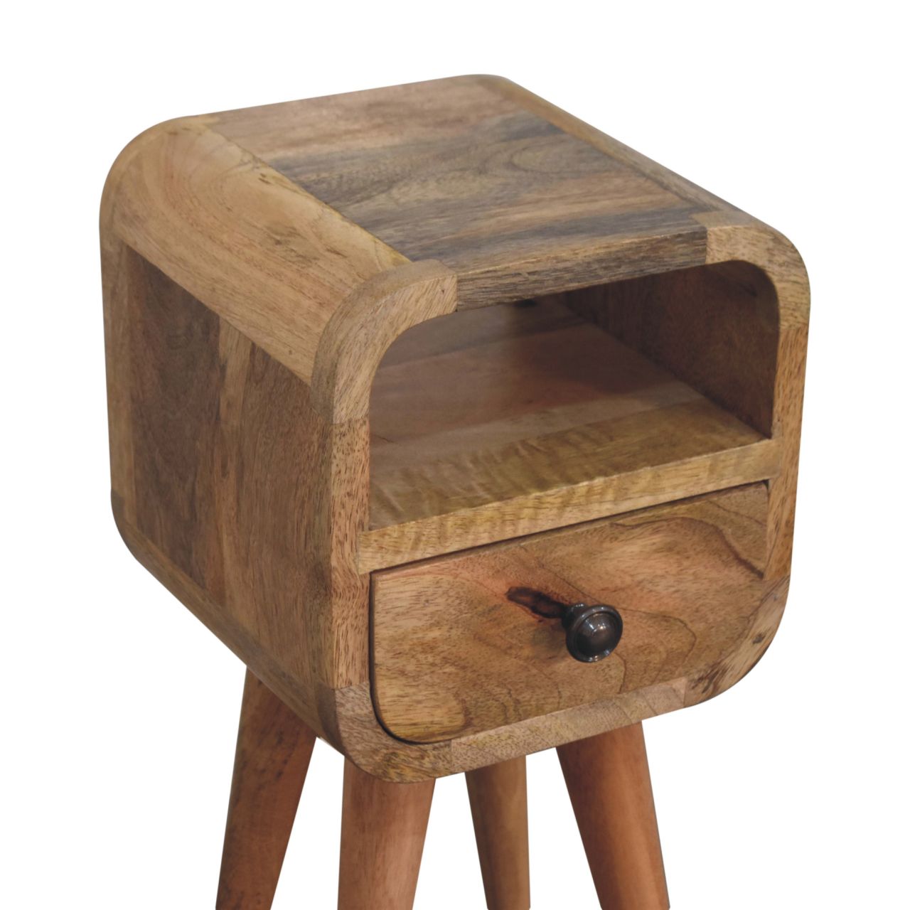 Extra Mini Oak-ish Bedside Table - Image 5