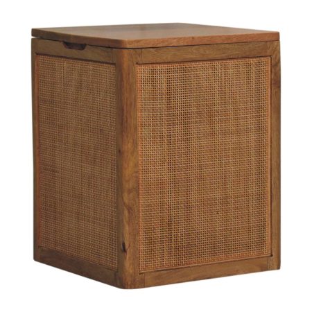 Larissa Rattan Panel Storage Box