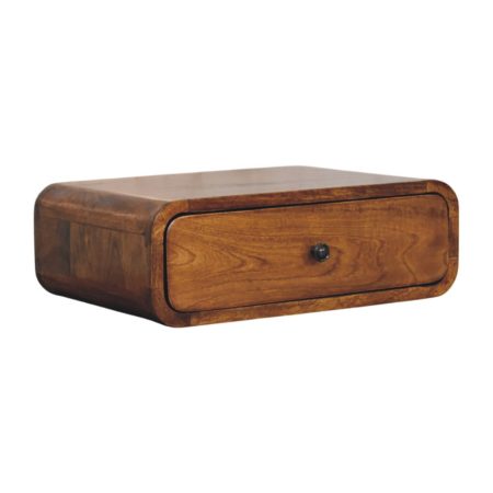 Avora Chestnut Floating One-Drawer Nightstand