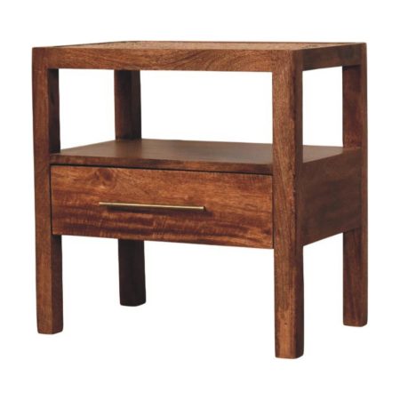 Caldera Honey Caramel Bedside Table