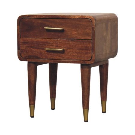 Astor 2-Drawer Solid Wood Nightstand