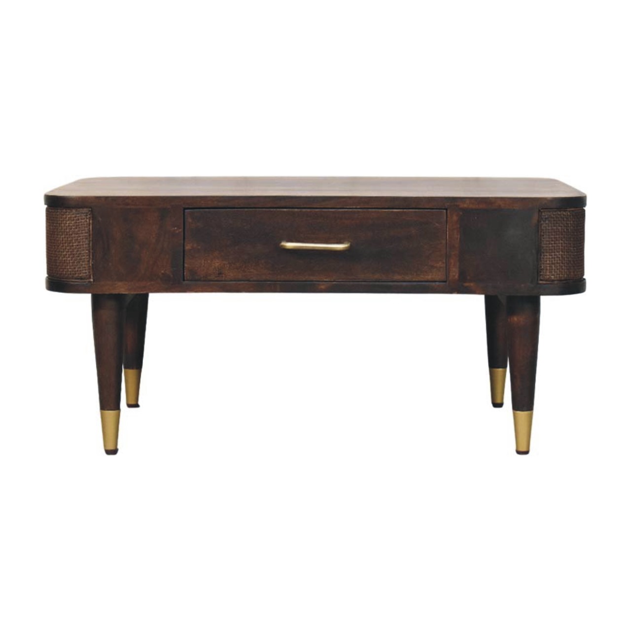 Belmont Velvet Mocha Coffee Table