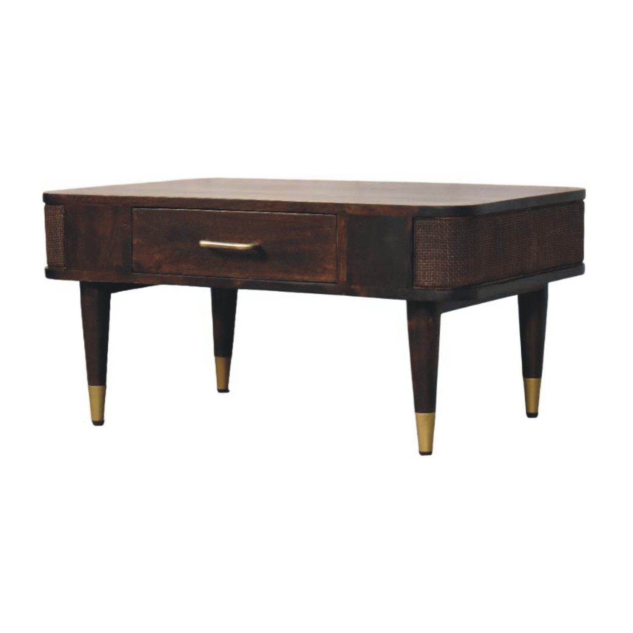 Belmont Velvet Mocha Coffee Table - Image 2