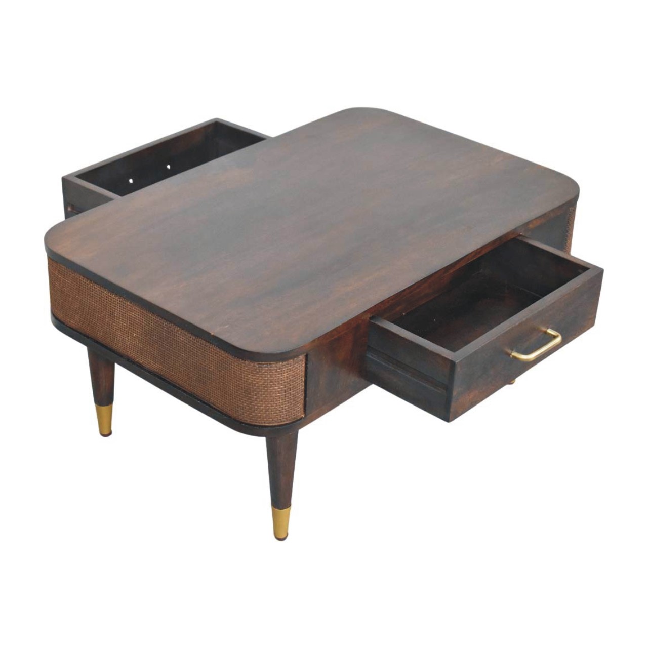 Belmont Velvet Mocha Coffee Table - Image 9