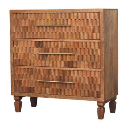 Arno Golden Teak Chest