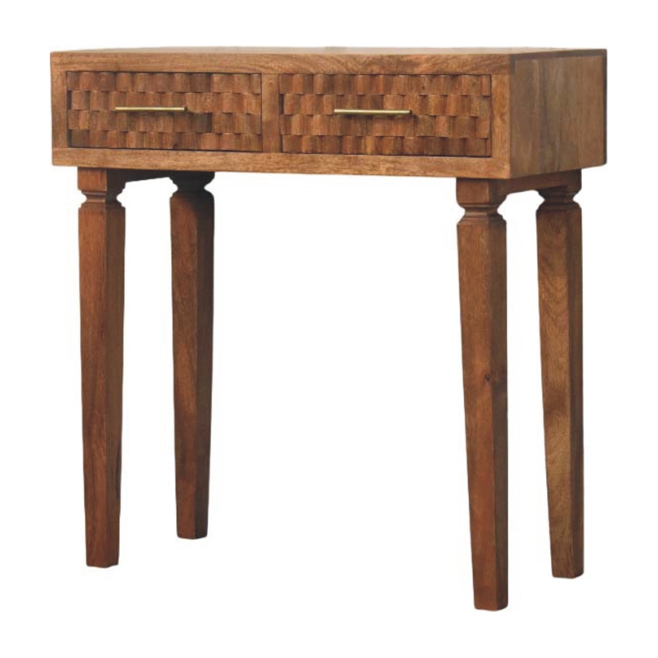 Arno Golden Teak Console Table